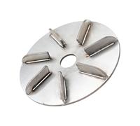 Grattoir à Poils de Porc, Disque grattoir en métal pour l'épilation du bétail, Efficace et Durable pour Les ateliers familiaux, Les Abattoirs Les Poules Les Moutons Les bovins (7 Gears Extra Thick)