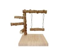Grattoir à poncer pour perroquets, perches, balançoires, plateau de jouets, jouets, nœuds, perches, support de jeu pour perroquets