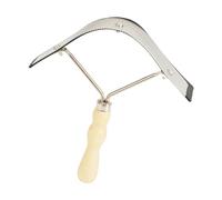 Grattoir à sueur de cheval - Grattoir de toilettage avec manche en bois - Combinaison de curry grossier, outil pour enlever les dieux, brosse pour les vaches et