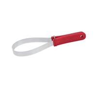Grattoir à Sueur pour Cheval, Brosse à Cheval en Acier Inoxydable, Outil de Grattoir avec Poignée Antidérapante, Lame de Perte Unique, Brosse de Toilettage pour Chien, Accessoire