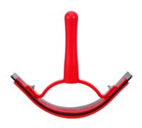 Grattoir à Sueur pour Chevaux en Plastique Rouge Poignée Ergonomique | Surface Large Antidérapante pour Écurie, Nettoyage Confortable, pour Propriétaires et Travailleurs