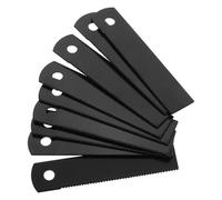 Grattoir Allume-feu Cranté en Acier Noir, Lot de 10 Pièces