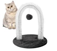 Grattoir Automatique pour Chat Arche De Toilettage Avec Brosse Massante