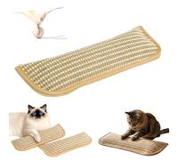 Grattoir avec Herbe à Chat, Oreiller en Sisal Naturel, Griffoir pour Chat RéSistant Aux Morsures avec Sachet d'herbe à Chats IntéGré pour Jouer, MâCher Et Soulager L'AnxiéTé (Petit,1PC)