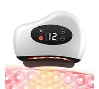 Grattoir chauffant pour les pieds, outil de massage des tissus profonds, appareil raffermissant avec chaleur réglable, grattoir ABS avec poignée ergonomique, accessoires de bien-être multi-usages