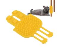 Grattoir d'angle pour chat, brosse d'angle pour chats - Grattoir de massage doux pour coin de chat | Brosse de Massage de toilettage à sangle réglable en Silicone, sûre pour chaton à poils longs et co