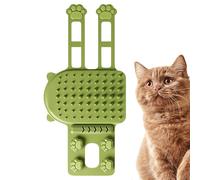 Grattoir d'angle pour chat intérieur, brosse de toilettage en silicone, grattoir mural pour chat, brosse de toilettage | Grattoir facial pour chien et chat, sangle réglable, s'adapte aux pieds de
