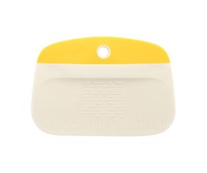 Grattoir de cuisine pour banc - Coupe-pâte en PP, conception marquée, outil de précision de cuisson | Aide au nettoyage de la face de grattage des bols, gestion du flux de travail de préparation de