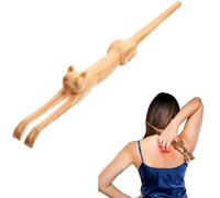Grattoir de dos en forme de chat, 45,7 cm, long manche en forme de chat, outil pour adultes, hommes, femmes, amoureux des chats (1 pièce)