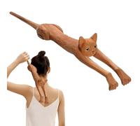 Grattoir de dos en forme de chat, masseur manuel de dos, grand cadeau pour les amoureux des chats