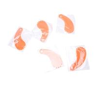 Grattoir de Gril Extérieur Outil D'élimination de Graisse de Grille de Plaque de Cuisson Durable pour Le Camping de Cuisine D'arrière-Cour 5 Pièces ABS Orange, Compact et Portable