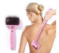Grattoir de massage corporel - Stimulateur portable pour cuir chevelu - 30,3 x 11,8 x 5,7 cm - Brosse de soulagement pliable - Applicateur de relaxation de thérapie thermoplastique pour le lieu de