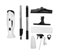 Grattoir de Nettoyage de vitres Portable, essuie-Glace Efficace, Nettoyage de vitres à Forte Aspiration, Longueur réglable, Nettoyeur de vitres en Plastique pour Verre de Douche,