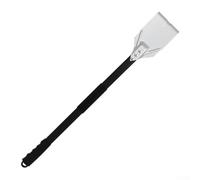 Grattoir de nettoyage pour charbon de bois, cheminée et barbecue avec poignée en aluminium pour enlever les débris de charbon et les cendres
