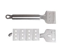 Grattoir de nettoyage pour de cuisson avec 4 lames de rechange - Grattoir en vitrocéramique pour autocollants, colle, peinture, autocollant Msxu