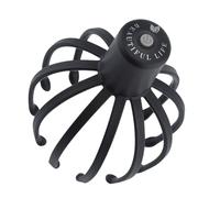 Grattoir de tête vibrant intelligent : matériau TPE 3 modes, appareil portable de stimulation des cheveux, griffe relaxante en tissu profond | repos au travail commutation chambre