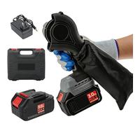 Grattoir d'écorce d'arbre fruitier sans fil 600W,8 000 tr/min,décapant d'écorce d'arbre électrique avec sac à poussière,éliminateur d'écorce d'arbre fruitier avec affichage de puissance(2 Batteries)