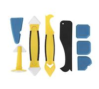 Grattoir d'étanchéité en silicone 8 pièces, spatule flexible en plastique actionnée manuellement, idéal pour les projets de bricolage et de matériel industriel