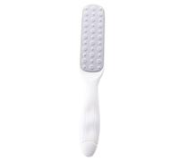 Grattoir double face en métal pour enlever efficacement les peaux mortes pour des pieds lisses Design ergonomique