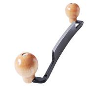 Grattoir ÉCorce Droit - Acier Carbone Manche Bois, Outil Rasage Dessin Professionnel, Accessoire Travail Bois Artisanal, ÉQuipement Charpente Robuste Précis | Plane Menuiserie Pour Enlever Couches