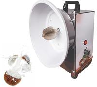 Grattoir électrique à noix de coco, machine de traitement de noix de coco réglable à 3 vitesses, broyeur avec lame et couvercle anti-poussière pour enlever la viande commerciale