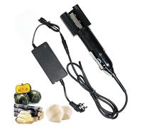 Grattoir électrique automatique for canne à sucre, conception à épluchage rapide de 120 W, éplucheur polyvalent for fruits et légumes for noix de coco, citrouille, taro et ananas