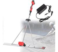 Grattoir éLectrique pour BéTon Outil de Finition du béton, Machine de lissage de de Mur en Ciment Haute efficacité, Machine vibrante électrique pour béton, kit vibratoire pour Chape