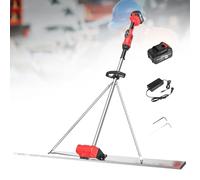 Grattoir éLectrique pour BéTon Outil de Finition pour béton, Outil de Vibration électrique sans Fil pour Chape de béton, Moteur sans balais, Outil de Vibration pour béton, Plaque en Acier in