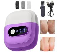 Grattoir électrique pour pieds - Outil électrique pour enlever les cuticules kératinisés - Ponceuse automatique sur les talons - Ponceuse électrique pour limes à pieds avec possibilité de