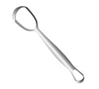 Grattoir en acier inoxydable, tête en forme d'éventail, booster d'hygiène bucco-dentaire de 15,5 x 3,8 cm, désodorisant d' , outil de soins bucco-dentaires pour voyage