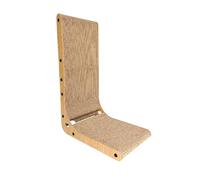 Grattoir en carton pour chats d'intérieur en forme de L Poteau vertical pour chats d'intérieur Fournitures pour gratter les petits animaux de compagnie