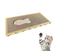 Grattoir en carton, tapis griffoir pour chats d'intérieur, protection contre les griffures, le sol