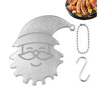 Grattoir en métal, accessoires de nettoyage pour barbecue en forme de Père Noël | Grattoir pour le nettoyage, outils de cuisson pour un nettoyage facile