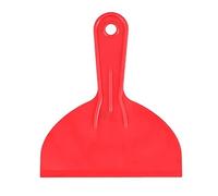 Grattoir en plastique flexible, outil de remplissage mural, spatule de peintre pour cloison sèche, plâtre, enduit, ruban adhésif (rouge, 152 x 177 mm)