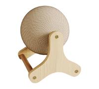 Grattoir en sisal durable, antidérapant pour animaux de compagnie | Jouet d'escalade avec base robuste, rouleau d'exercice en fibre naturelle pour chatons et adultes