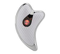 Grattoir facial à micro-courant, Masseur raffermissant de lifting électrique, Instrument de grattage de beauté pour créer un visage en V et retirer le double menton