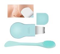 Grattoir facial, spatule nasale, spatule anti-points blancs pour barbe et joues à la maison, voyage, spa, utilisation quotidienne, hommes et femmes