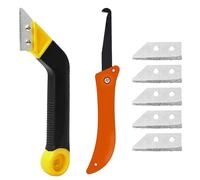 Grattoir Joint Carrelage,5 Couteaux De Rechange Grattoir à Joints,Kit Joint Carrelage,pour Carreaux,Cuisine,Salle de Bain