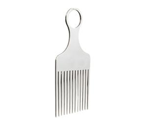 Grattoir métallique pour cheveux | Peigne en aluminium ergonomique et précis avec design antidérapant | Peigne en métal pour voyage, maison, salon styles famille et usage quotidien