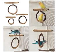 Grattoir multifonction pour perroquets - Jouet pour hamacs conure debout pour perroquet et perchoir