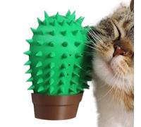 Grattoir mural interactif pour chat - Jouet cactus mignon - Impression 3D - Pour gratter, se détendre, escalader - Stimulation mentale - Soulagement du stress - Enrichissement comportemental - 10,5 x