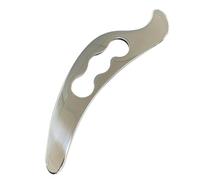 Grattoir musculaire en acier inoxydable pour fascia, massage du corps, de libération des tissus profonds pour bras, cou, dos, jambes, visage, maison, spa, gym, clinique, 48,7/30,1 cm