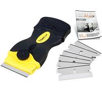 Grattoir original TitanLux - Qualité professionnelle - Avec lames en acier inoxydable - Pour plaques vitro-céramiques, plaques de cuisson