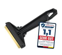 Grattoir Pare Brise Voiture - Rapide, sans Effort et Efficace - Murska - Raclette Pare Brise Voiture - Lame en Laiton - Premium HIPS - Gratte Pare Brise Voiture Finlande L&P A054 Noir