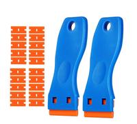 Grattoir Plaque Vitrocéramique, Ensemble D'outils de Grattoir de Nettoyage avec Lames de Rechange, Grattoir de Nettoyage Multi-usages pour Gratter Étiquettes, Autocollants, Calfeutrage (22 PCS)