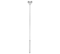 Grattoir pour Aquarium en Acier Inoxydable, Nettoyage Rapide Antirayure | Vitre de Bac, Poignée Antidérapante, Argenté, Retire Mousse et Dépôt, Outil Manuel Compact