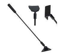 Grattoir pour aquarium, nettoyeur d'aquarium, 33 x 5 x 3 cm, brosse en verre, extracteur à long manche, tête interchangeable, outil d'eau douce, pour grattoir d'eau salée, accessoire de nettoyage