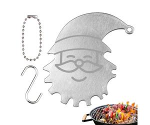 Grattoir pour Barbecue - Anti-Poils - pour Pique-Nique, Barbu, Vieil Barbu - Décapsuleur intégré