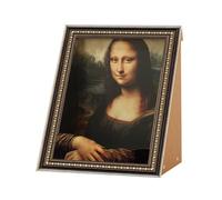 Grattoir pour chat - 44 x 34 x 52 cm Mona Lisa Peinture Lit pour chaton | Planche à aiguiser les griffes de chat | Pour appartement, maison, chambre à coucher, salon, bureau, abri, dresseurs d'animaux
