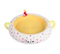 Grattoir pour chat - 48 x 10 cm - Corde de coton - Tapis de protection pour | Le coussin interactif garde les griffes loin du canapé, de la chaise, de la table tout en servant de transats d'intérieur